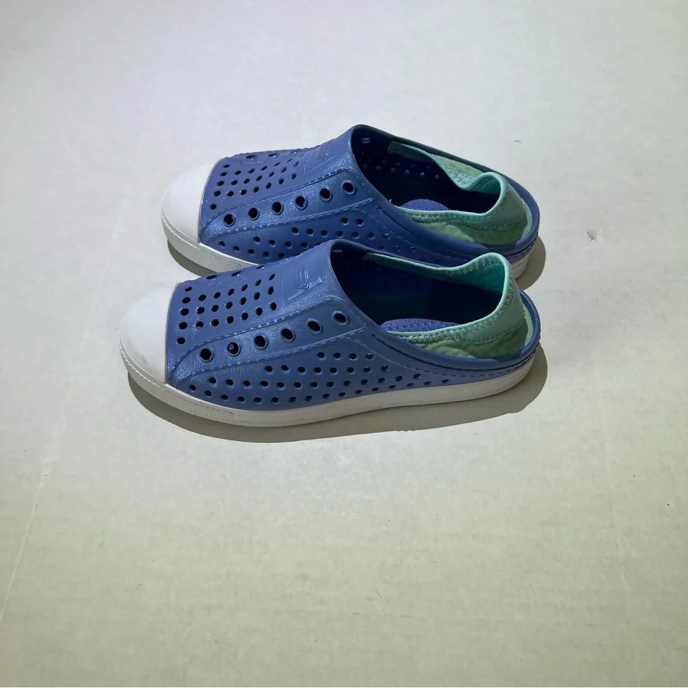 Skechers‎ Foamies Blue Water Shoes Slip On kids size 3 Aqua Beach Casual